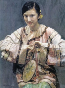 Chinese Painting - zg053cD172 Chinese painter Chen Yifei